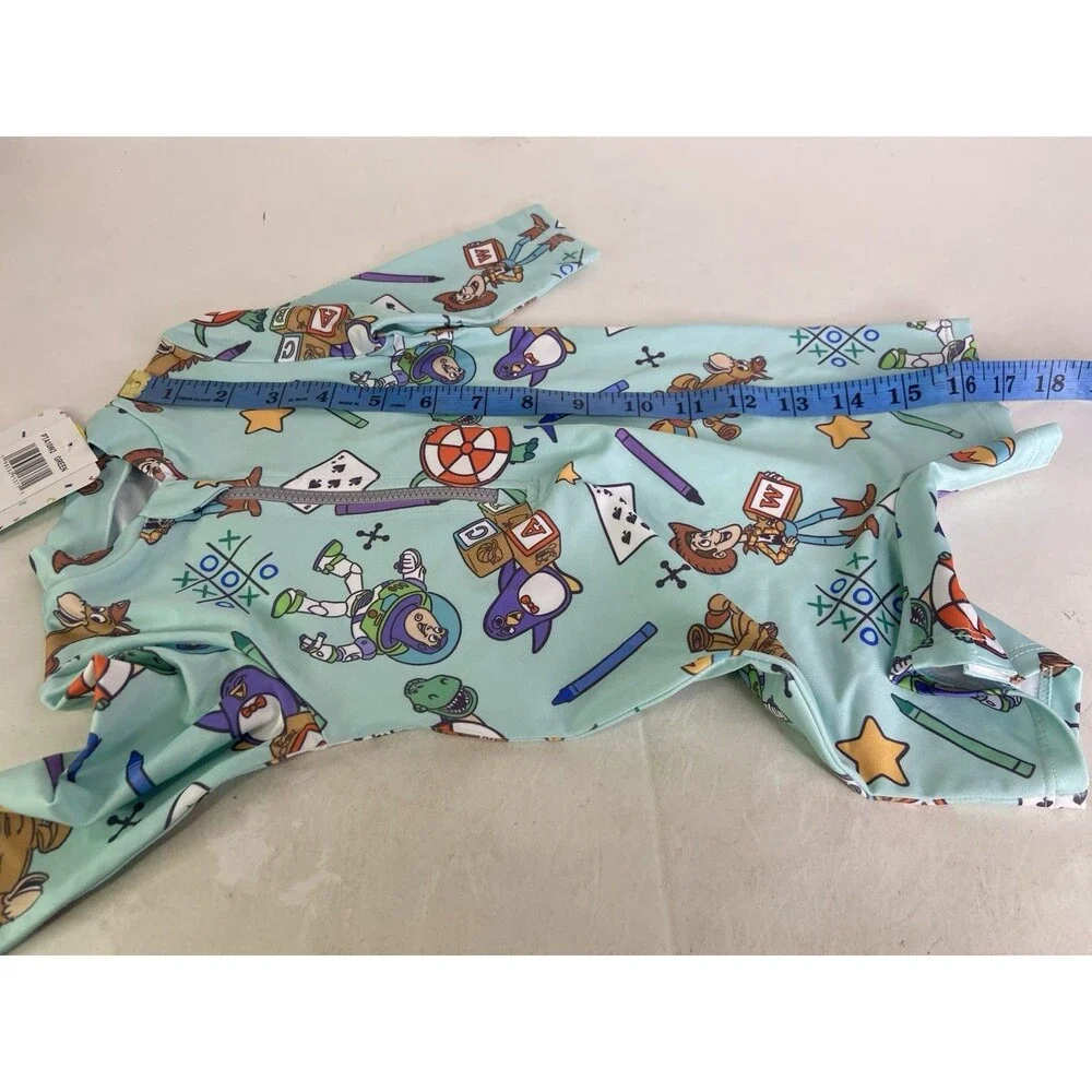 Disney Toy Story One Piece Long Sleeve Rash Guard Swimsuit Size 6 Months